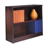 Bookcase, Premium Grade, 30H, 2-Shelf, Mahogany AEL15412