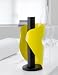 from Steel Function Steel Function Yellow and Black Metal Curved Kitchen Towel Holder