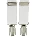 Best Price Clip-On Braces - White