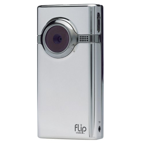 Flip MinoHD Camcorder, 60 Minutes (Chrome)