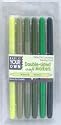 6 Double-sided Green Craft Markers
