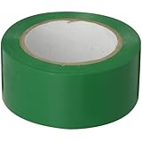 Brady 58202 36 yd Length x 2" Width, Vinyl, Green Aisle Marking Tape
