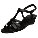 Etienne Aigner Ladies Roz T-Strap Wedge by Etienne Aigner
