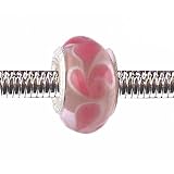 Pandora Style Charm Bead (Z101) Murano Lampwork Glass (12mm x 8mm) (fits Troll too)