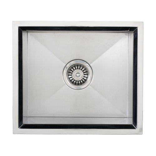 Ticor Square Undermount 16 Gauge Stainless Steel Beveled Kitchen Sink