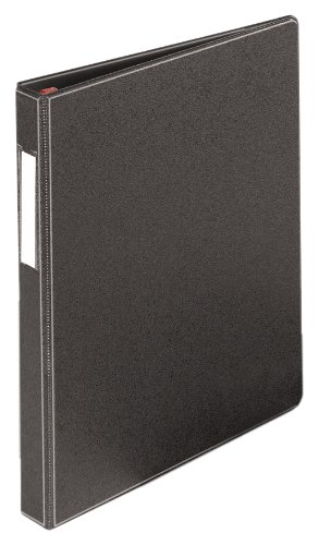 TOPS Cardinal Prestige Locking D-Ring Binder with Label Holder, 1.5 Inch, Black, (18021CB)