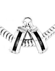 Authentic Reflections Sterling Silver Police Handcuffs Bead