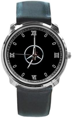 Mercedes Benz Logo Custom Unique Style Leather Watch Neutral Men And Women