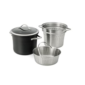 Click to buy Pasta Pot: Calphalon Nonstick 8-Quart Multipot from Amazon!