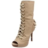 Betsey Johnson Womens Lizzzy Open-Toe Boot