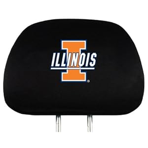 Illinois Set of Headrest Covers