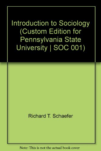 Introduction to Sociology (Custom Edition for Pennsylvania State University | SOC 001)
