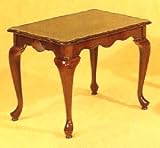 Queen Anne Collection Square End Table in Cherry Finish By Coaster Furniture