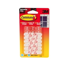 New 3M Christmas / Fairy Light & Decoration Clips / 1 Pack of 20