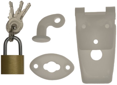 W4 Locker Catch & Padlock - Off-White