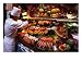 Chef Creating Restaurant Display, Brussels, Belgium Travel Photographic Poster Print by Rick Gerharter, 64x48