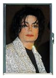 MICHAEL JACKSON GREAT PHOTO 2 ID CIGARETTE CASE WALLET