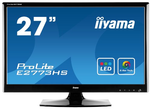 iiyama X-Res Tech.(Ķ�����ٵ���)�б�  �ۥ磻��LED�Хå��饤����� 27���磻�ɱվ��ǥ����ץ쥤 ProLite E2773HS