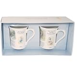 Churchill China Beatrix Potter Mug Set, Tale of Peter Rabbit and Jemima Puddleduck, Giftboxed