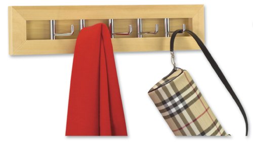 Better Houseware 5-Hook Horizontal Hook Rack