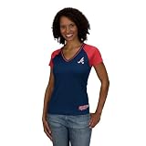 Atlanta Braves Women's In the Dust Top (Medium)
