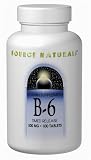 Source Naturals Vitamin B-6 100mg 100 Tabs from Source Naturals