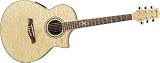 Ibanez Exotic Woods Series EW20QBENT Quilted Maple Acoustic Electric Cutaway Guitar