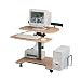 BALT Hi-Lo Workstations - Teak/Black