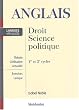 Anglais appliqu�. Droit, Science politique 1er et 2�me cycles