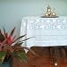 Kitchen & Housewares : Ivy Lace ~ Elegant White Lace Cotton Round Wedding Tablecloth 90 Round