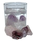 200 Gramm Edelsteinwasser, Wellness Mischung, Edelstein Set zur Wasseraufbereitung, Rosenquarz, Amethyst, Bergkristall - Rohsteine