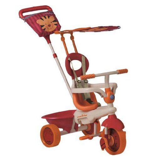 Smart Trike Safari Tiger 4-in-1 Tricycle, Orange/Red