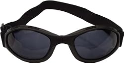 Black Collapsible Tactical Anti-Fog Goggles