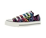 Converse Women's All Star Chuck Taylor Print Ox Casual Shoe Black, Multicolour