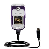 Classic Straight USB Cable for the Sony Ericsson W710i with Power Hot Sync and Charge capabilities - Gomadic Brand w/ TipExchange Technology