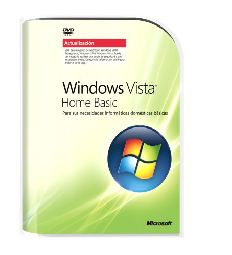 Software: Microsoft Windows Vista Home Basic SPANISH UPGRADE [DVD]