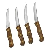 Chicago Cutlery 4-Piece Walnut Tradition Steak Knife Set by Chicago Cutlery