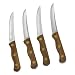 Chicago Cutlery 4-Piece Walnut Tradition Steak Knife Set
