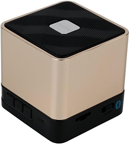 CinDier Ultra Portable Wireless Bluetooth Speaker V4.0 With 5w HiFi Strong Stereo Speaker For Iphone,Ipad,Samsung,HTC,Macbook,Car and More.And 12-Month Warranty（Golden）