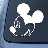MICKEY MOUSE - Vinyl Decal Sticker #A1359 | Vinyl Color: White