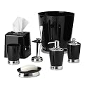 Chrome Bath Coordinates - Black