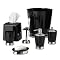 Chrome Bath Coordinates - Black