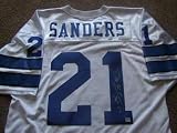 Psa Authenticated Deon Sanders Signed Dallas Cowboys Jersey - Autographed NFL Jerseys