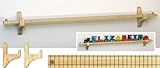 30" Wall Mount Track & Brackets for 11 pieces, NameTrain sold separately