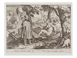Columbus Discovering America Plate 2 from Nova Reperta by Straet Jan van der, giclee print, 24 x 18
