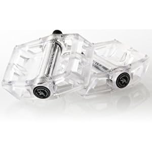 Animal Steve Hamilton Polycarbonate BMX Bike Pedals - Clear