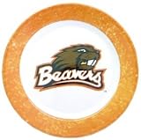Oregon State Beavers 4 Piece Dinner Plate Set by ASuperShop Home