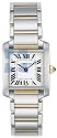 Cartier Women's Tank Francaise Stainless Steel and 18K Gold Watch #W51007Q4