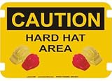 10 x 14 Photo Realistic Caution Signs- Hard Hat Area