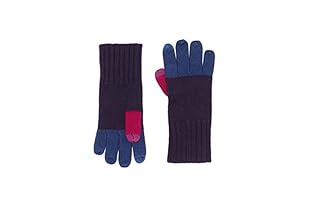 Marc by Marc Jacobs Guantes de Lana Key Item (Morado / Azul Petróleo)